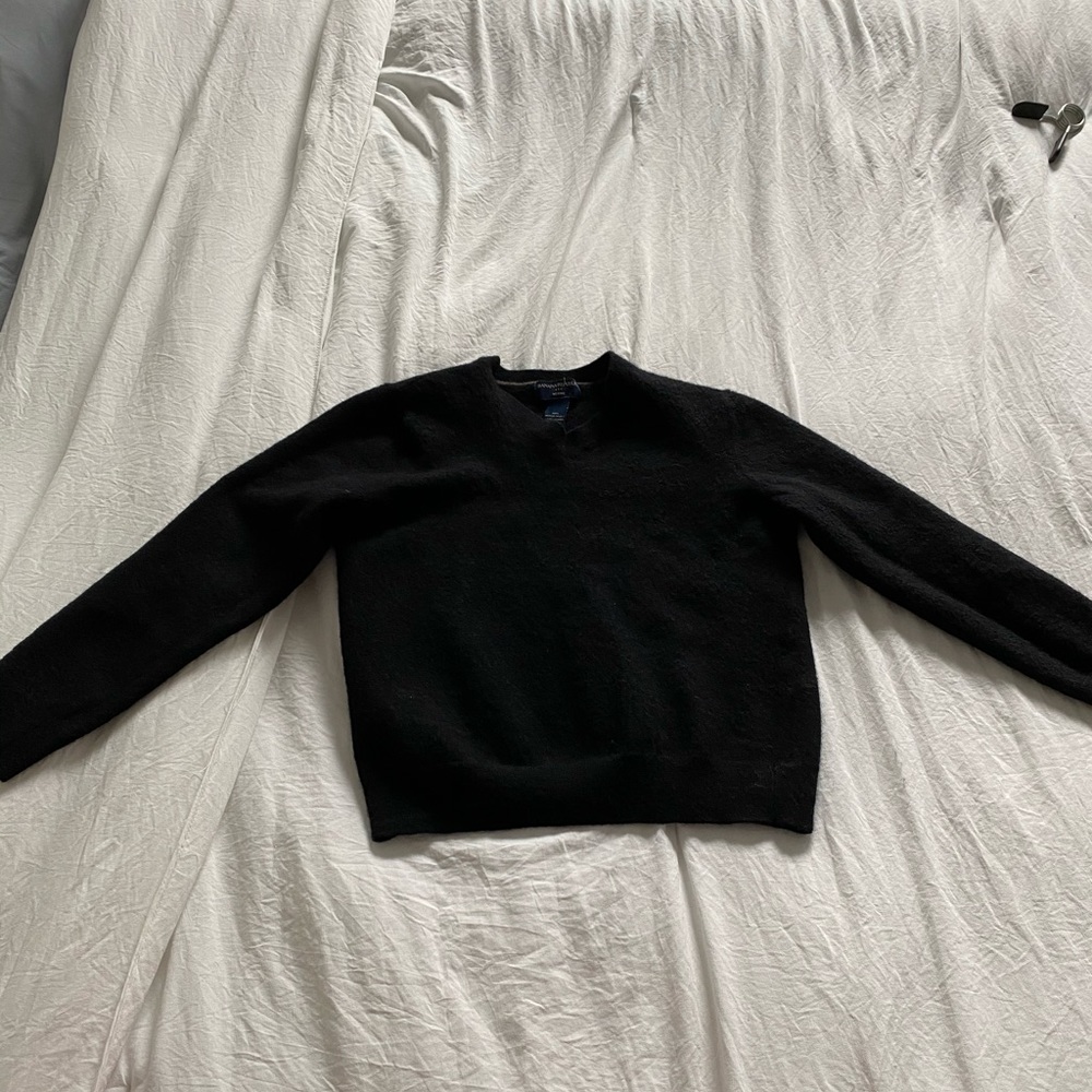 Banana Republic Black Sweater Merino